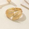 DIEZI 6 Stijlen Overdreven Hip Hop Mat Metaal Manchet Armbanden Mode Geometrisch Lente Armbanden Voor Vrouwen Armband Mannen Sieraden
