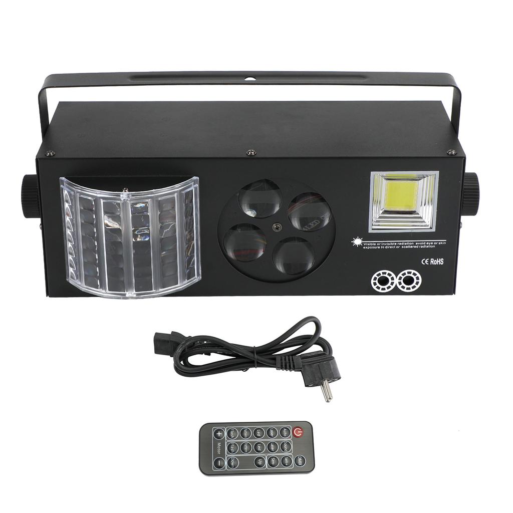 4In1 80W RGBW Pattern Strobe Lights LED DMX DJ Disco Party Stage Light+Remote