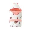 Brangdy Strawberry Rabbit Bean Velvet Quilted Swaddle