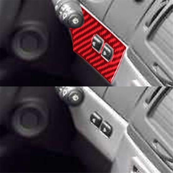 Red Carbon Fiber Right Of Steering Wheel Cover Trim For Chevrolet Cobalt 2005-10