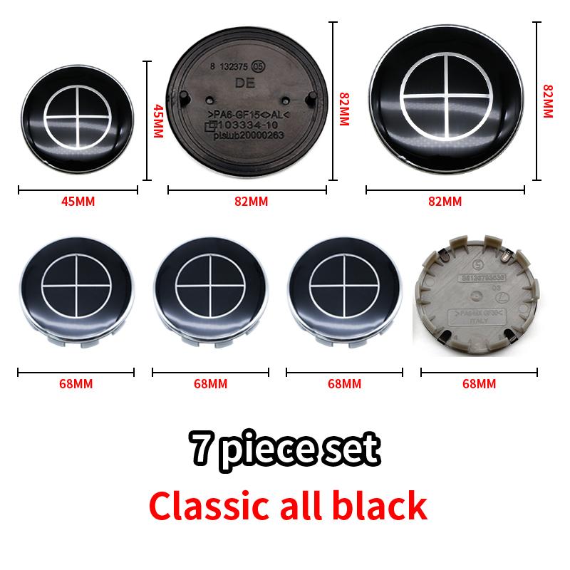 Car Emblem Steering Wheel Center Wheel Rim Center Cover Car Front Rear Logo Badge For BMW F30 F10 E90 E34 E53 E61 E62 Accessorie IH2