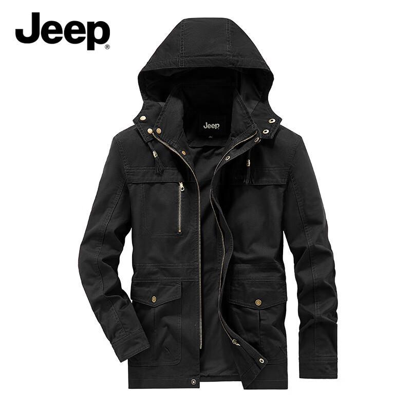 

JEEP Men s Hooded Outdoor Casual Jacket 2XL