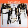 Kpop Demon Hunters Zoey Cosplay Outfit With Polyester Material For Anime Fan Costume