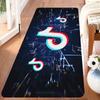T-TikToks Logo Floor Mat Non-Slip Laundry Room Mat Laundry Decor Balcony Child Living Room Bedside Mats
