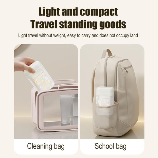 Bathroom Soap Bar Holder Soap Dish Container Self-draining Design Compact Portable Travel Soap Case with Lid