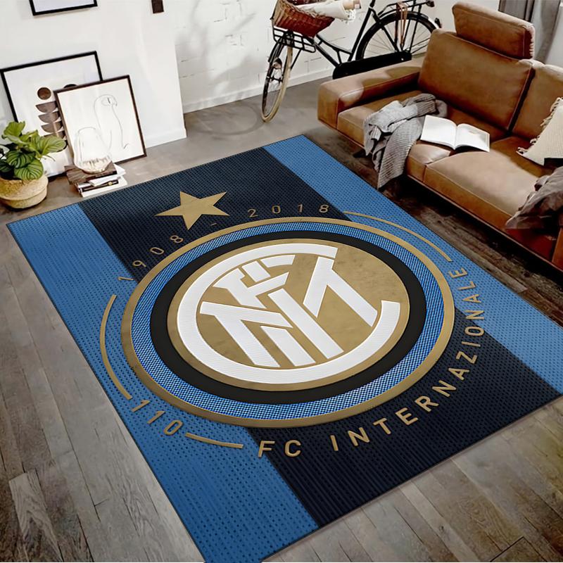 I-Internazionale Milano (8)Printed Area Rug Carpet for Bedroom Living Room Home Decor Rugs Mat Non Slip Mat Rug for Bedside
