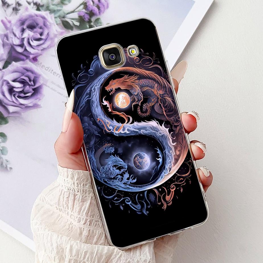 For Samsung Galaxy A5 2016 2017 Case Cute Cat Lion Painted Cover Soft Slim Phone Case For Samsung A5 2017 2016 A510F A520F Shell