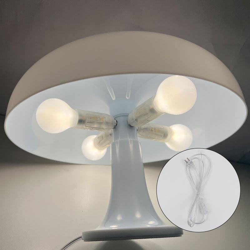 Italian Mushroom Table Lamp - Nordic Minimalist Decorative Night Light for Study & Bedroom