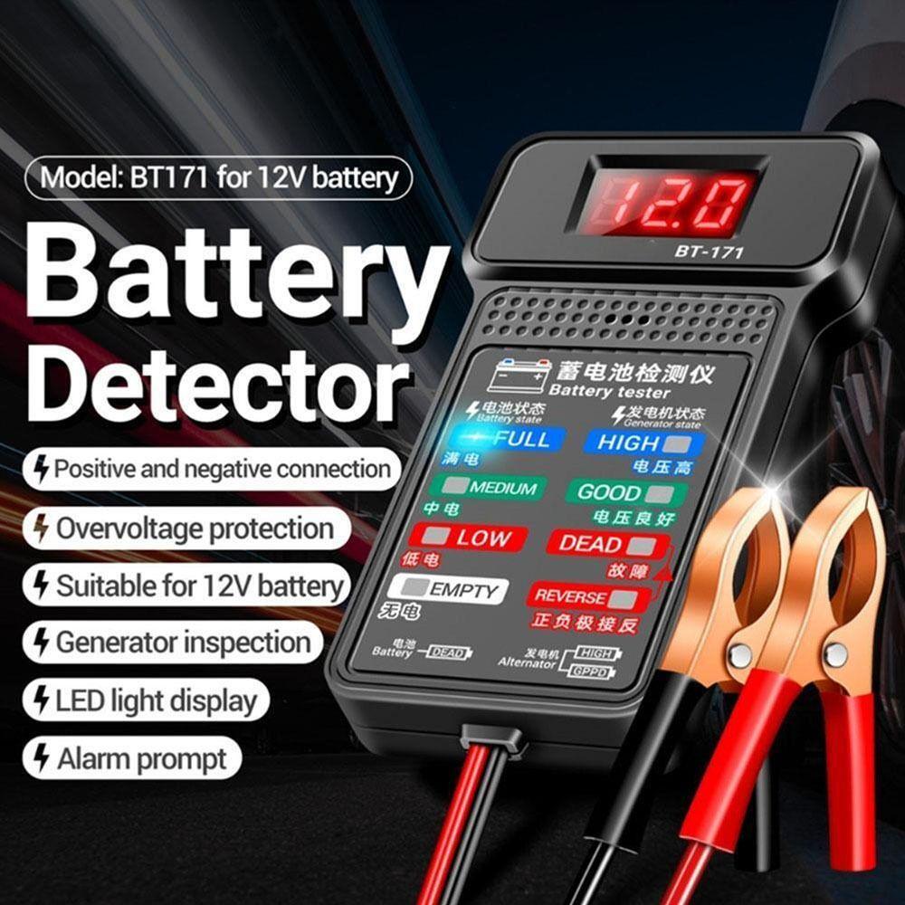 

Charging Test Analyzer Circut Test Analyzer Battery Detector Automotive Digital Car Battery Tester