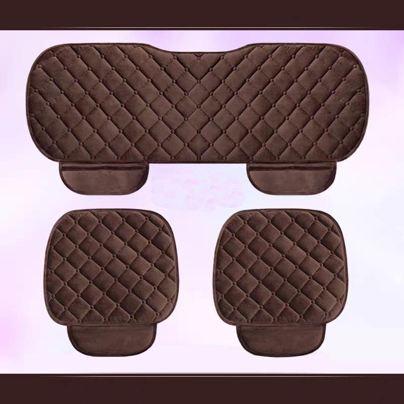 High Quality Plush Car Seat Cover Cushion Pad Universal Fit Wearproof Sponge Mat For Vehicle Chair Protection