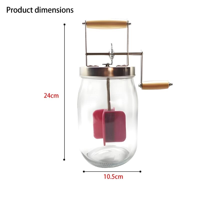 1L Fedele Combinatore Manuale per Burro Con Funzione di Sicurezza Perfetto Per gli Appassionati di Cucina Casalinga e Pasticceria