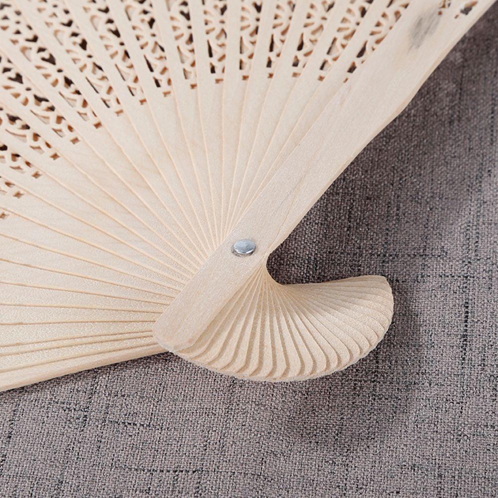 Handle Hand Fan Photo Prop Tool Folding Fans Hand Held Flower Fans Hollow Dance Hand Fans