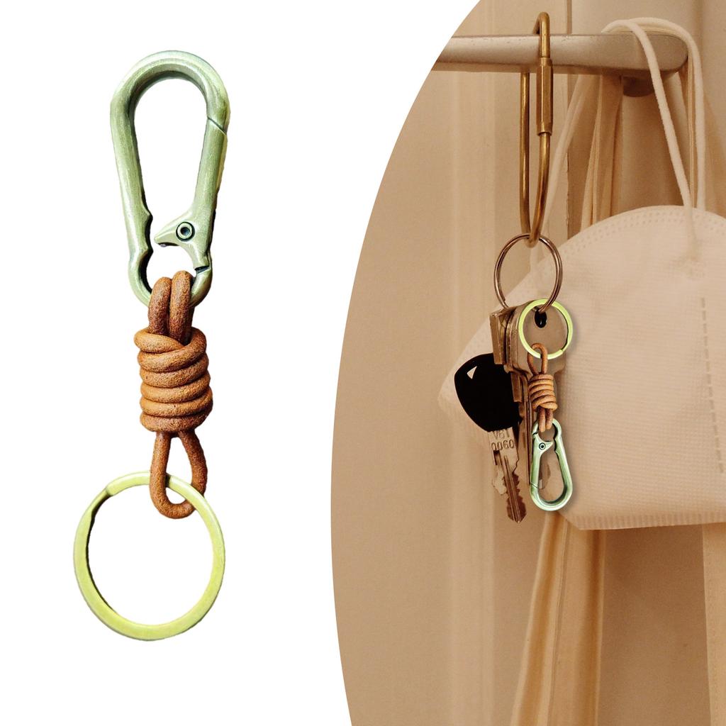 Leather Lanyard Hook Vintage Leather Rope Key Chain Men Keyrings Car Keys Fashion Accessories Suitable for Any Occasion