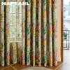 1PC NAPEARL European Pastoral Style Printed Colorful Curtains Full Blackout Curtains for Bedroom Living Room Balcony Window for Home Decor