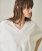 GRIDAJ Voluminous Sleeve Shirred Sweatshirt