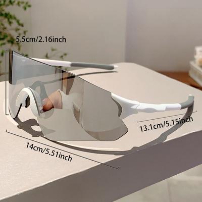 Outdoor-Marke Sportsonnenbrille Herren Übergröße Spiegel Reitbrille Trendig Radfahren Damen Brillen Sonnenbrille Herren