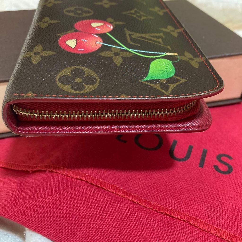 Used LOUIS VUITTON Louis Vuitton Monogram Cherry Portomone Murakami