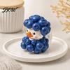 Handgefertigte Dreidimensionale Harz-Bastelarbeiten Blaubeeren-Enten-Ornament, Niedliche Cartoon-Figur, Miniatur Kreativer Spaß Halloween Tischdekoration Tier