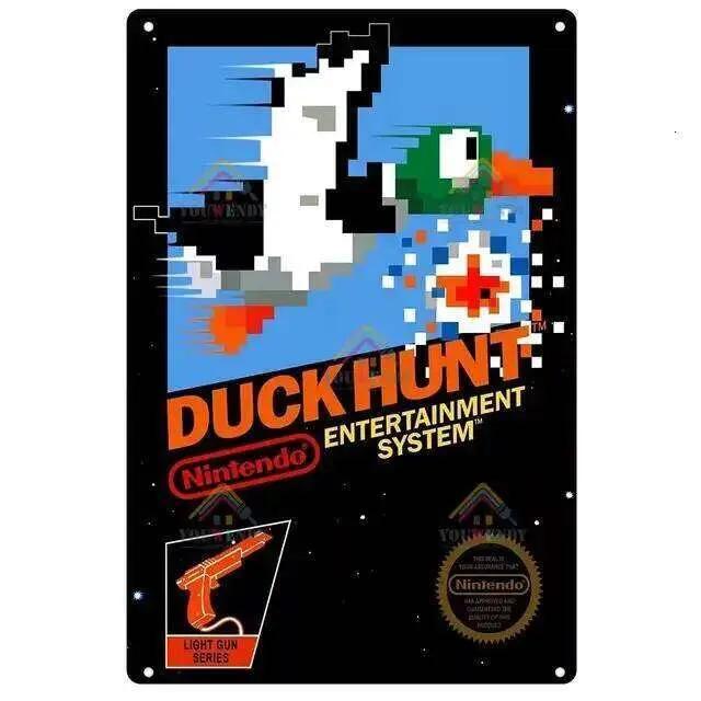 Retro Video Game Metal Poster Classic Gaming Tin Sign Wall Art Man CaveBarCafe Decor X Inches 26T0104 26T0104