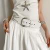 Original Design Pu Leather Belt For Women With Star Embellishments For Casual Dresses
