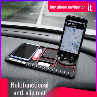 Universelle rutschfeste Auto-Armaturenbrett-Handyhalterung & Organizer