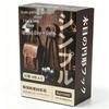 Walnut Grain No-Drill Suction Cup Hook for Bathroom & Shower Walls