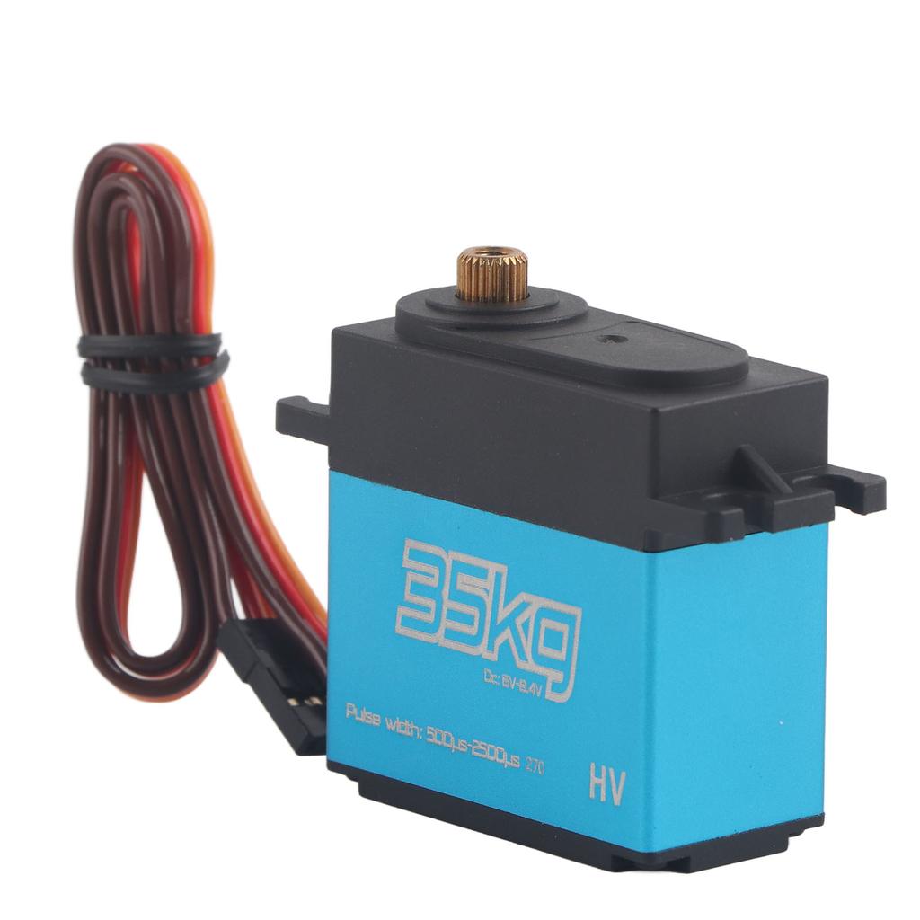 2pcs 35KG Coreless Motor Digital Servo Full Metal Gear Servo Waterproof for 1 8 1 10 RC Car