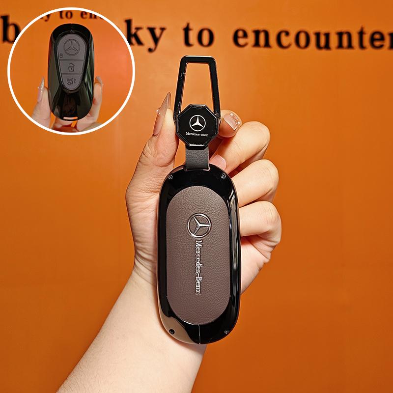SFX1 TPU Key Case Cover Car Accessories Fob Protector for Mercedes Benz S400L S450/S500 MaybachS480 Keychain Holder Keyring Shell