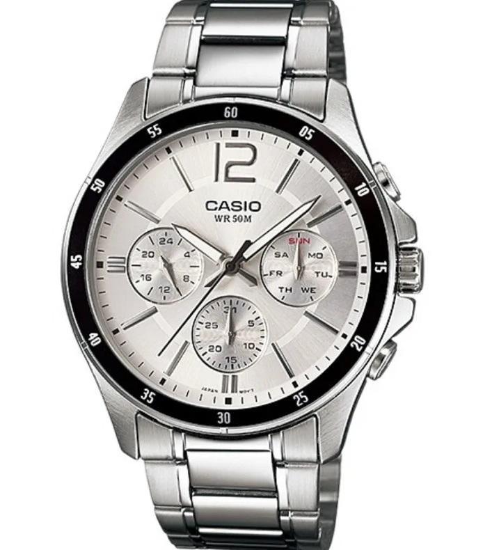 

CASIO COLLECTION Mod. MULTIFUNCTION CALENDAR - SILVER MTP-1374D-7AVDF