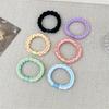 Neues gewebtes Gummiband Haargummi Damen vielseitig hochelastisch zum Zusammenbinden der Haare Pferdeschwanz Kopfseil geeignet für Mädchen Haaraccessoires