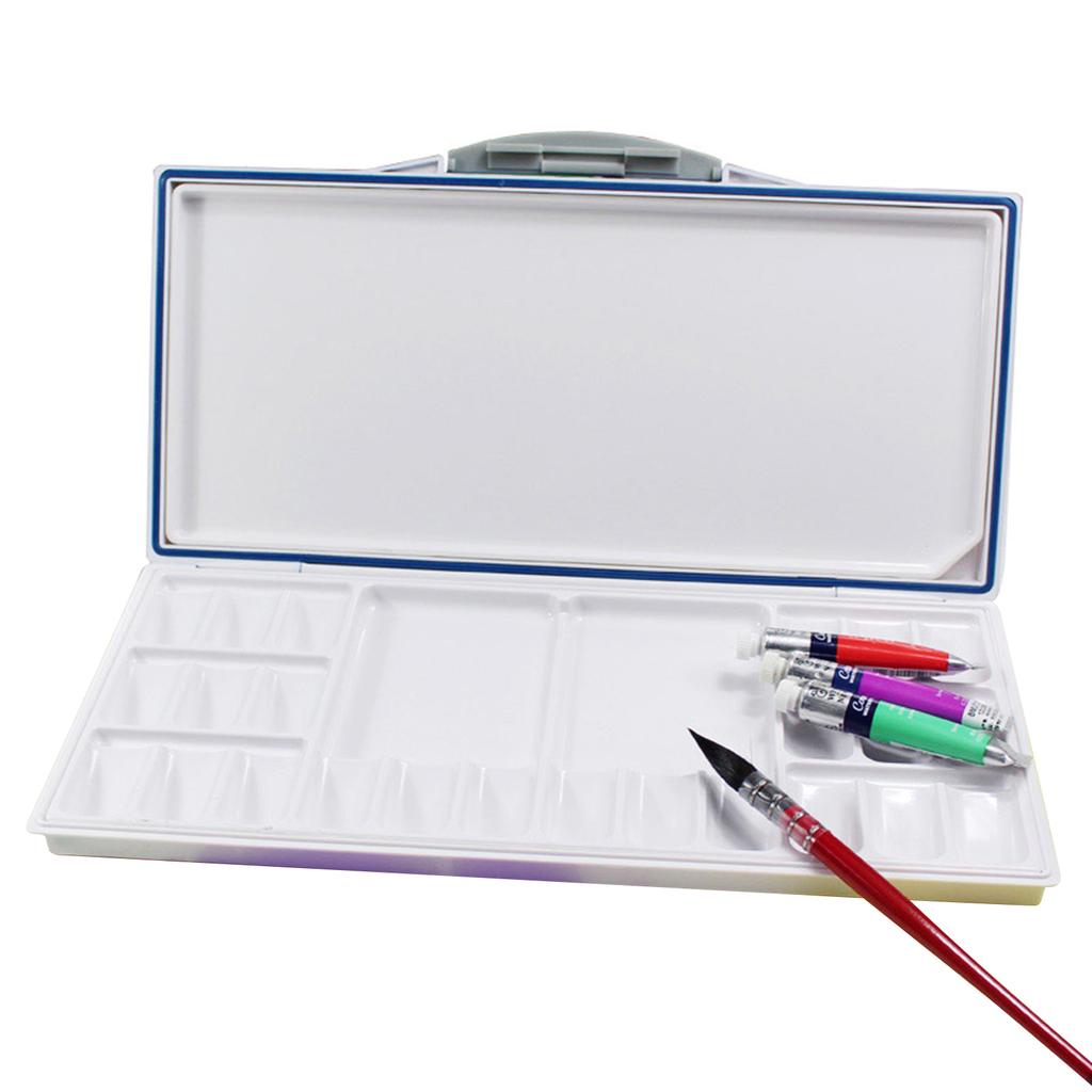 Folding Painting Palette Watercolor Palette Paint Tray  for Art Classes Studio