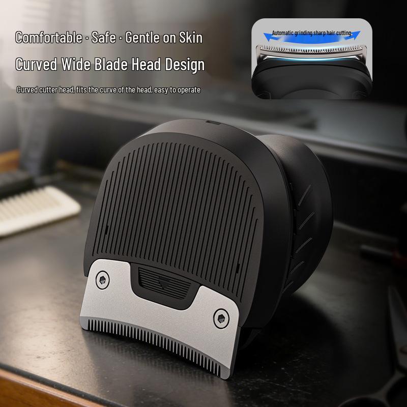 Men's Self-Charging Electric Hair Clipper with Two-Speed Adjustment & Digital Display