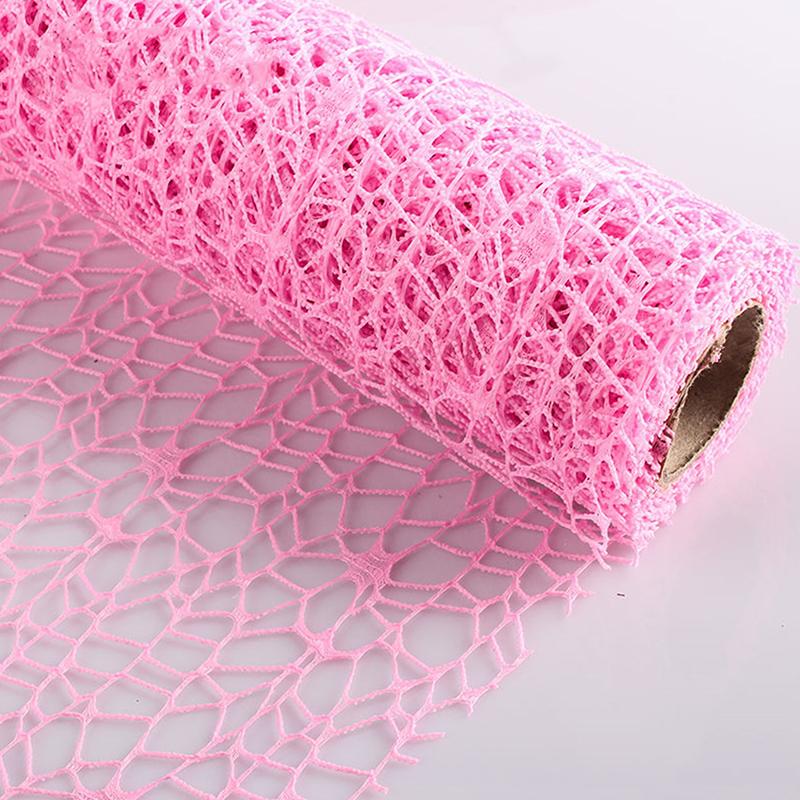 50Cm*4.5M Flower Wrapping Mesh Gauze Bouquet Wrapping Lace Jacquard Net Flower Pattern Mesh Florist Floral Wrapping Paper