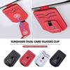 Auto Zonneklep Brillen Zonnescherm Opbergdoosje Clip Kaarthouder Voor Citroen Jumper Celysee Cactus Picasso Aircross Saxo Grand