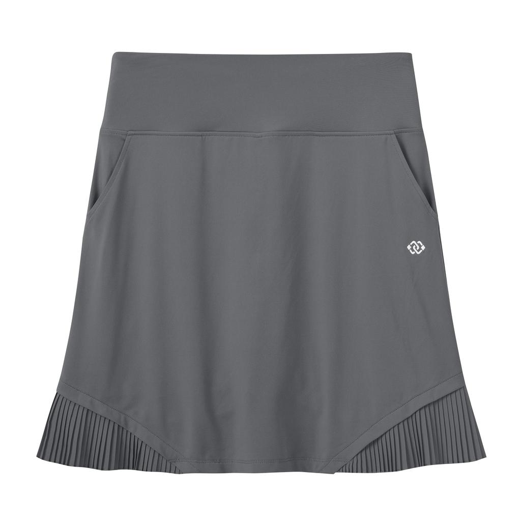YIRUIYA Tennis Skirt with Pleated Inner Pants and for and All Seasons Women's Skirt/Golf Pockets, Lightweight, Breathable, Moisture-Wicking,