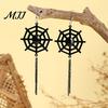 Eye Catching Halloween Ornaments 1 Pair Earrings for Women, Skeleton Spider Pumpkin Funny Ghost Dangle Bat Earrings, Gothic Jewelry Accessories