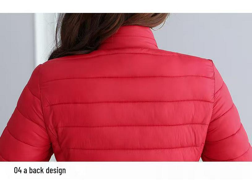 2025 Women's Quilted Short Down Cotton Jacket - Lightweight, Fashionable Winter Coat