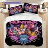 Vibrant Fantasy Trio Three-piece set(1 * duvet cover + 2 * pillowcase, without core)Soft and comfortable Duvet cover and pillowcase