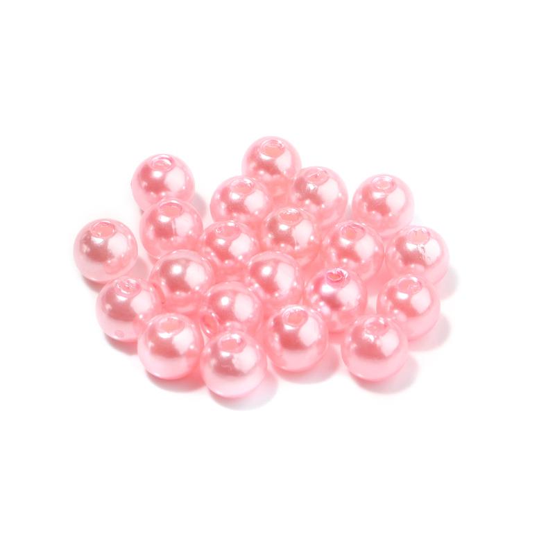 10-1000pcs ABS Imitation Pearl Beads Round Loose Spacer Beads For Jewelry Making Diy Necklace Bracelet Charm Jewelry Finding
