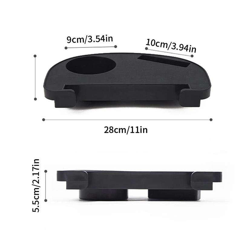 Portavasos y Bandeja para Snacks Portátil Reclinable con Ranuras para Accesorios Ranura para Teléfono Móvil Para Silla de Patio Tumbona Camping Senderismo al Aire Libre