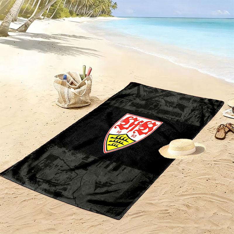 Stuttgart Pride Print Beach Towel, Large Soft Quick Dry Towel for Beach Camping Swimming