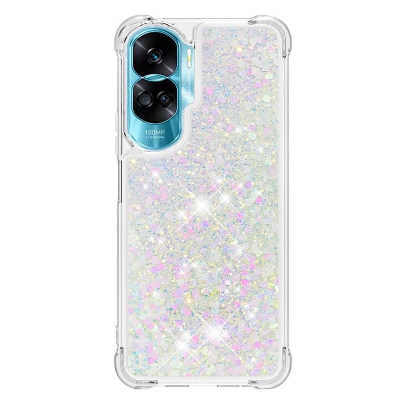 For Honor 90 Lite Case Cartoon Painted Pattern Quicksand Liquid Cover For Huawei Honor 90 Lite Honor90 90Lite Phone Case Fundas