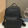 Schoolbag Backpack Women's Backpack Printed Letters Large Capacity Going Out Three-purpose Female Trend One Pack Three-purpose Back Three-purpose