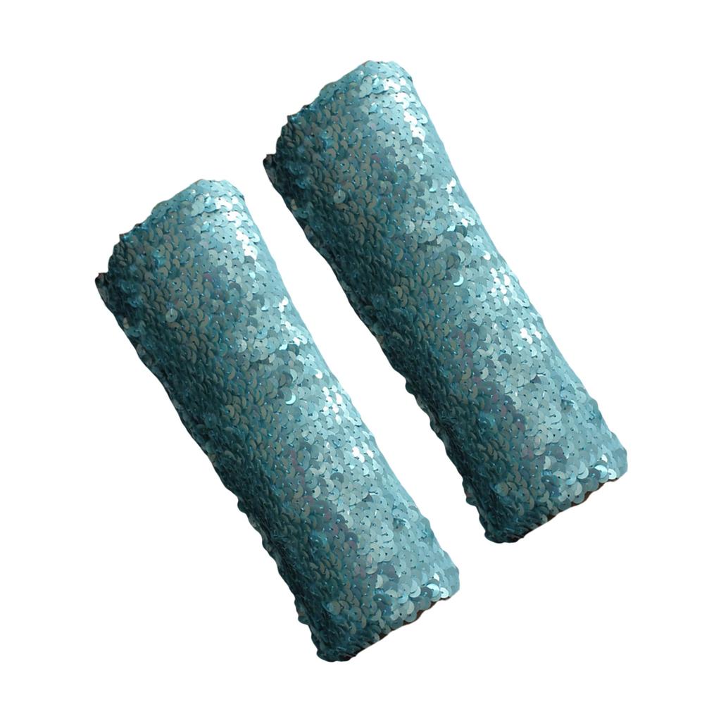 2pcs Fashionable Sequins Arm Sleeves Festival Celebration Long Arm Sleeves for Stage Performances and Themed Parties