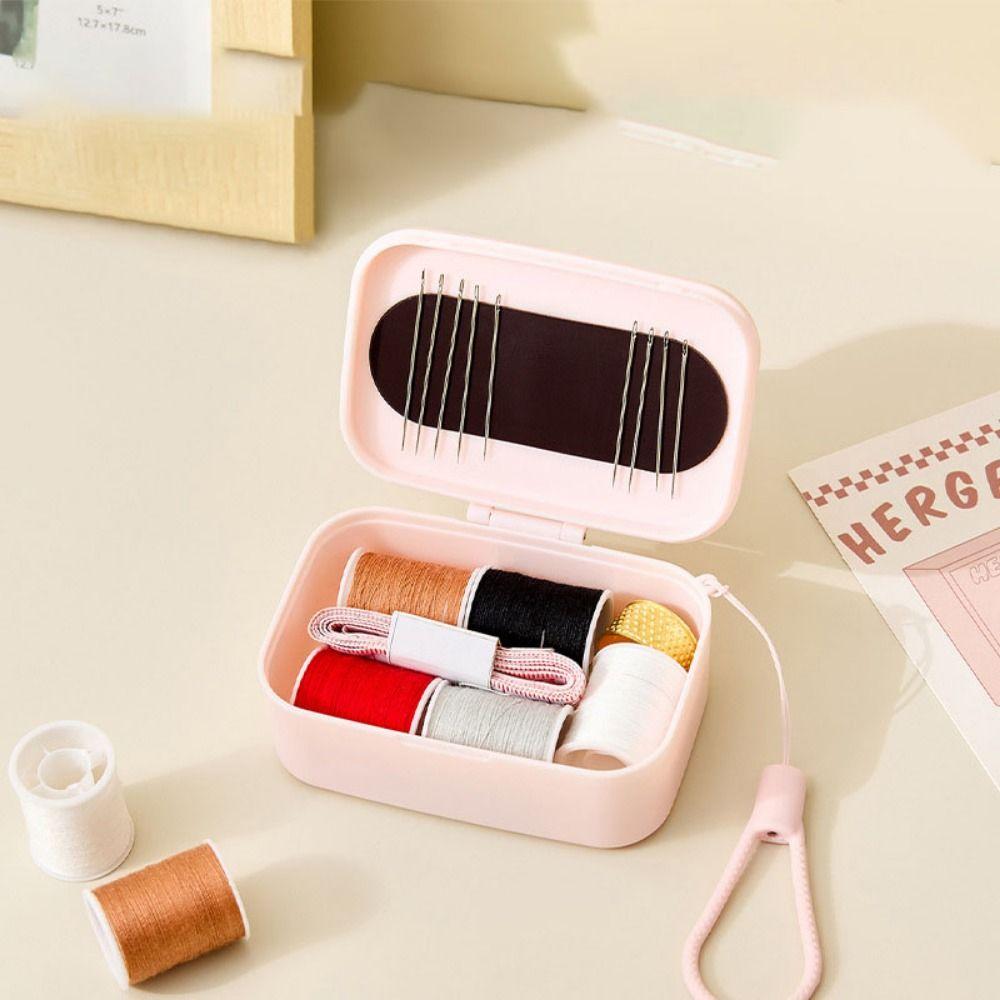 Easy Sewing Needle and Thread Box Manual Sewing Tool Kit  DIY Apparel Sewing Supplies