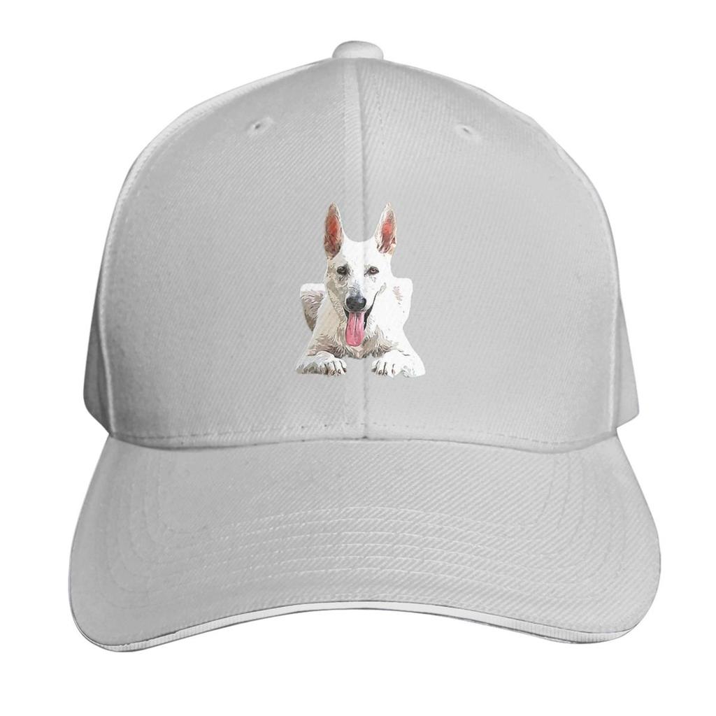 White German Shepherd Cap Fashion Casual Baseball Caps Adjustable Hat Hip Hop Summer Unisex Baseball Hats Polychromatic