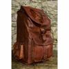 Echter Ziegenleder Herren Rucksack Laptop Satchel Damen Rucksack Braun Vintage Tasche