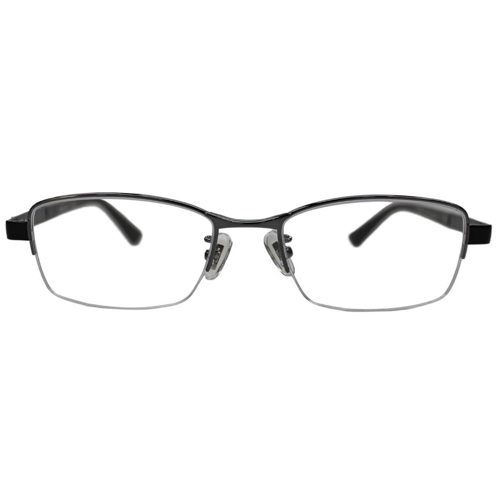 POLICE Vplq51j Frame Only Po Half-rim Square Titanium Mens Glasses 5318