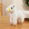 Cute Simulation Pony Doll Plush Toy Little White Horse Zodiac Horse Year Doll Children Accompany Soothing Doll