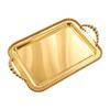 Serving Tray Tea Cup Holder Multifunction Non Slip Decorative Luxury Food Tray for Eating Kitchen Breakfast Display Dresser